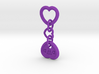 Heart Keychain (Monogrammed) 3d printed 