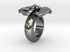 T667 flower pendant charm for leather bracelet 3d printed 