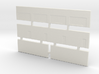 Strip Mall Walls 1 Z Scale 3d printed 
