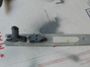 USS Sims-class funnel in 1-350th scale 3d printed Placed (not glued) atop the Benson main deck with the midships deckhouse behind. Note that you should fill in the main deck depressions. After deckhouses for specific ships are in the works and will install atop the large filled in section aft.  