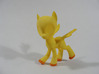SMALL Pony: Pegasus Female Ball jointed doll 3d printed white strong and flexible material but in the yellow and orange dye options