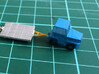 GSE Airport Baggage Tractor 1:200 (2pc) 3d printed Airport baggage tractor painted in KLM colors