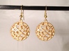 Cell Earrings - small 3d printed Bio Cell Earrings