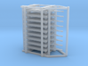 GSE Airport Baggage Container Cart 1:200 (9pc) 3d printed 