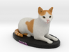 Custom Cat Figurine - Rascal 3d printed 