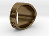 Superball Gem Ring 3d printed 