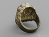 Aggressive Lion Ring 3d printed Digital preview. How your ring will look depends on the selected material
