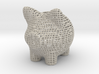 Wire Frame Piggy Bank 3 Inch Tall 3d printed 