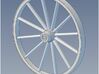 Wagon Wheels HO 54in 12 Spoke X4 3d printed 