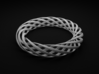 Spiral Style Bracelet  3d printed White Strong and Flexible Render View