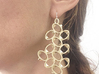 HYPERLOOP earrings, PAIR 3d printed 