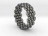 Wicker Pattern Ring Size 6 3d printed 