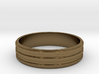 Back to Basic Collection - Round beveled ring 3d printed 