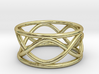 Infinity Ring- Size 8  (25% Taller)  3d printed 