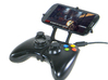 Controller mount for Xbox 360 & ZTE Nubia Z9 3d printed Front View - A Samsung Galaxy S3 and a black Xbox 360 controller