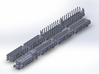 Mixed Freight Train Set 1 1/285 6mm 3d printed 