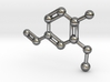 Vanillin Molecule Big (Vanilla) Necklace Pendant 3d printed 