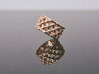 Gold Mesh Ring / Sterling Silver Mesh Ring 3d printed 