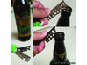 "BEER!" Bottle Opener KeyChain - Customizable 3d printed Check out our other options too!