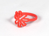  Pomegranate Blossom- Multiple Sizes  3d printed Coral Red Strong and Flexible