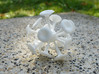 Discosphaera Desk Sculpture 3d printed Discosphaera sculpture in polished White Strong & Flexible