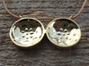 Double tenor "Damntingself" steelpan pendant, M 3d printed 