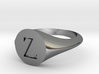 Letter Z - Signet Ring Size 6 3d printed 