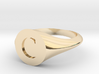 Letter C - Signet Ring Size 6 3d printed 