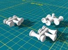 Locomotive 3 Chime Horns Type 3-1 & 3-2 TT Scale 3d printed 