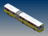 DAF MBG205 Gelede bus schaal 1:160 (N) 3d printed Inventor render van het model.
