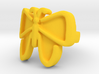 The Unfolding Butterfly Ring Size (US Size 7) 3d printed 