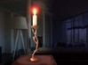 Striding man - 3D printed  candleholder 3d printed striding man- 3D printed candleholder- steel 
