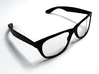 Wayfarer styled glasses - basic edition 3d printed 