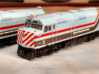 RTA/Metra F40PH Plow (N -1:160) 5X 3d printed Frosted Extreme Detail