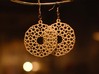 Earrings with mosaics 3d printed 