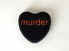 Candy Heart "murder" - Black/Red 3d printed 
