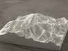 6'' Denali, Alaska, USA, Sandstone 3d printed Radiance rendering of the model, viewed from the South