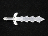 Demon King Sword 3d printed Frosted Extreme Detail