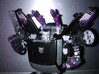 Vehiconoggin V3 FINAL 3d printed Painted final version on Super Vehicon.  Unfortunately due to a combination of silver paint and camera flash the details are somewhat lost, but all detail shown on the rendered version is present in the printed model =)
