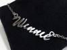 Name Necklace Pendant - Winnie 3d printed 