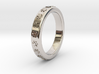 Ø16 mm - Ø0.630inch Ring  With Snowflake Motif 3d printed 
