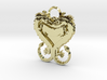 Dragonheart Keychain 3d printed 