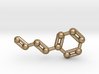 Cinnamaldehyde (Cinnamon) Molecule Keychain 3d printed 