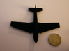 1/160 IL-10 Šturmovik 3d printed The model next to a 1-rouble coin.  By the way, this was taken when the model was at 1/157 scale.  Now that it's slightly smaller, it may not print at all in strong and flexible plastic, just to warn you.