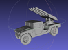 1/144 Humvee SL-AMRAAM launch position (Single Pac 3d printed 