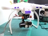 Zhiyun Z1 Tiny2 - DJI Phantom Mount (1&2) 3d printed Picture shoes Ultimaker prototype on Phantom 1 with Wide & Tall landing gear