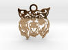 Bobcat amulet 3d printed 