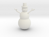 Snowman Miniature 3d printed 