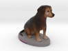 Custom Dog Figurine - Mocha 3d printed 