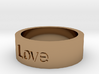 "Love" Ring 3d printed 